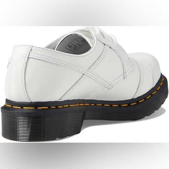 NWT Dr. Martens 1461 Women's Bow Smooth Leather Oxford Shoe White - Picture 8 of 13